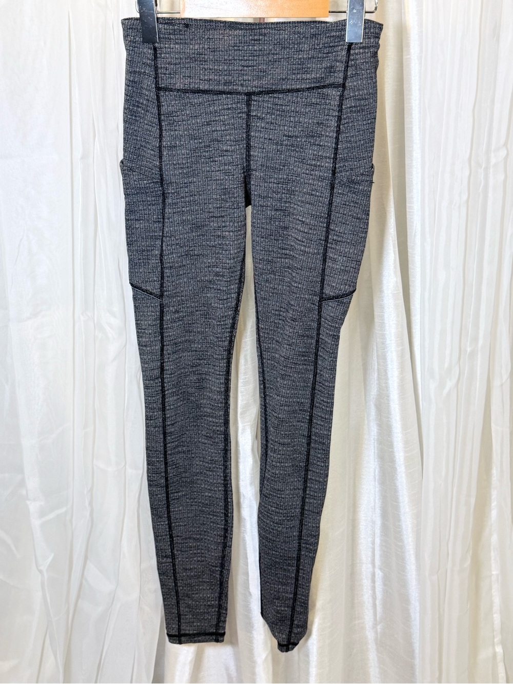 lululemon athletica Dark Gray High-Rise Seam Leggings